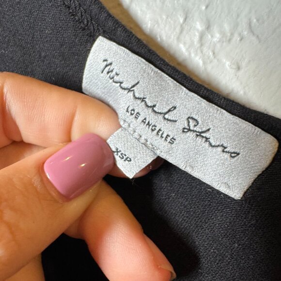 Michael Stars Black Cotton Tank Jumpsuit Casual Pull-On Style – Women’s XSP - Picture 4 of 5